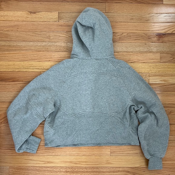 Lululemon Scuba Oversized Half Zip - Heathered Core Medium Gray - Picture 4 of 4